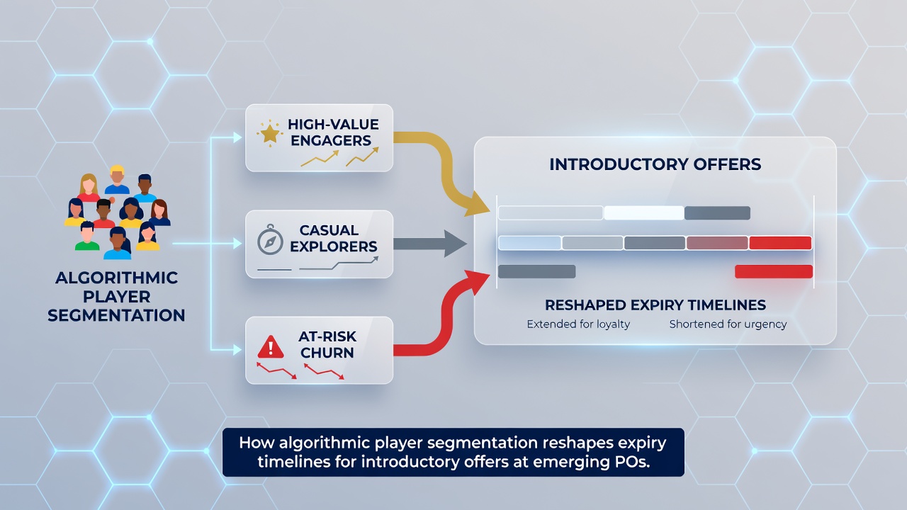 Data visualization of segmented player cohorts and offer expiry adjustments